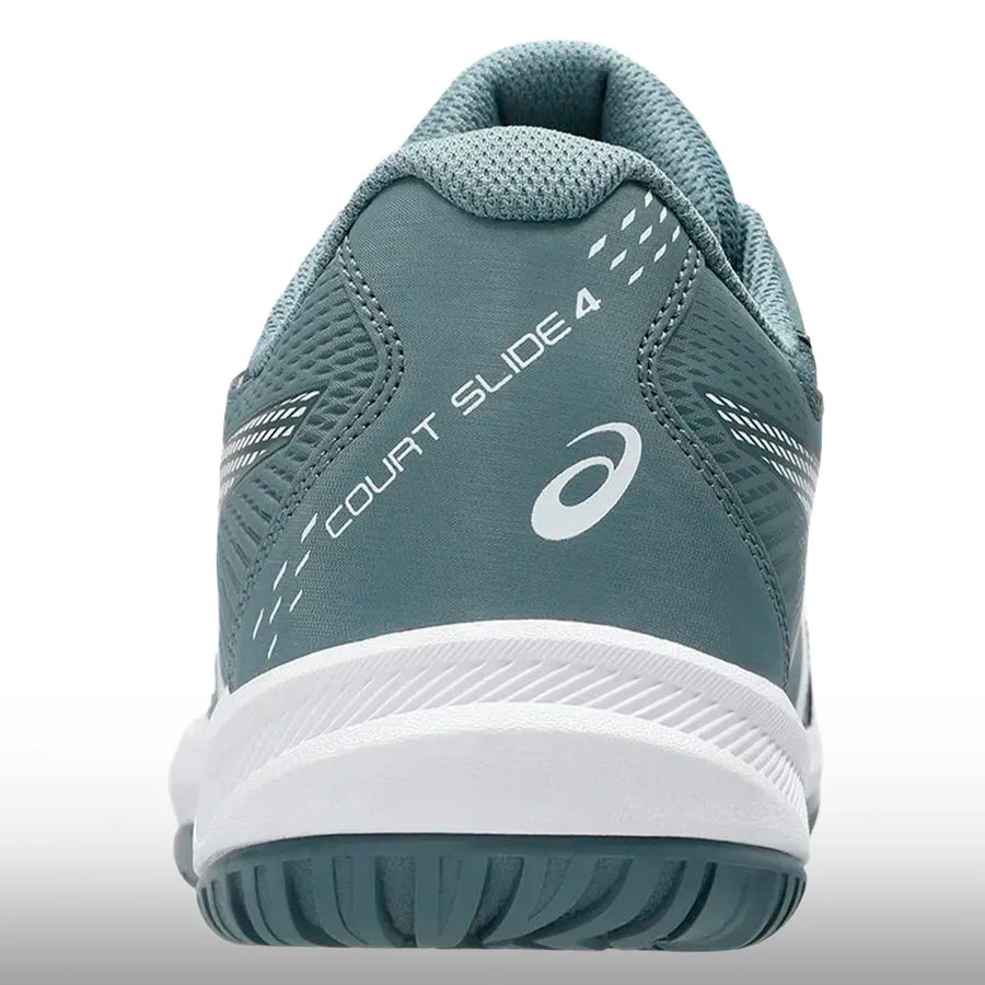 Asics Court Slide 4 Hombre Ironclad White