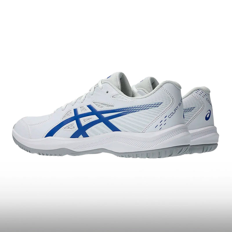 Asics Court Slide 4 Hombre White Dark Cobalt