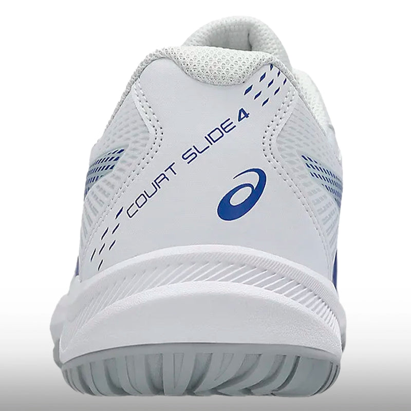 Asics Court Slide 4 Hombre White Dark Cobalt