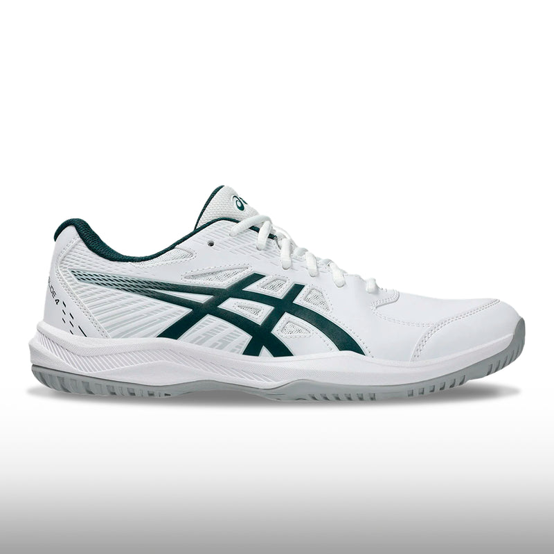 Asics Court Slide 4 Hombre White Saxon Green