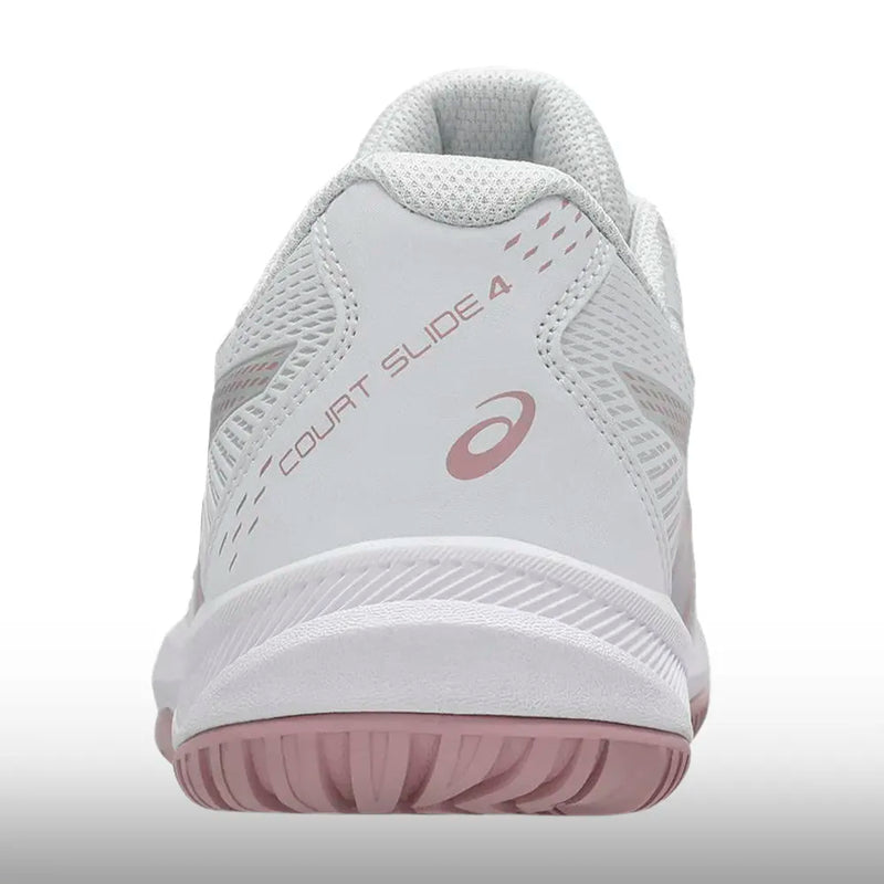 Asics Court Slide 4 Mujer White Soft Sky