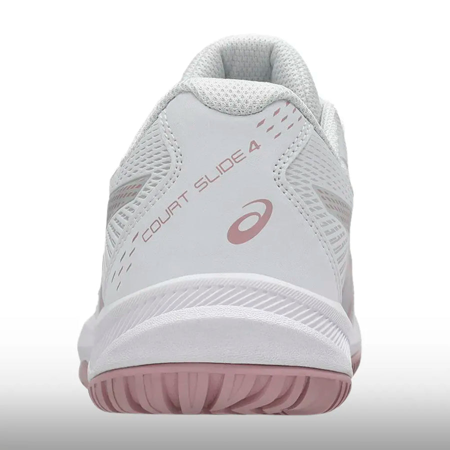 Asics Court Slide 4 Mujer White Soft Sky