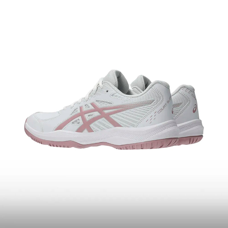 Asics Court Slide 4 Mujer White Soft Sky