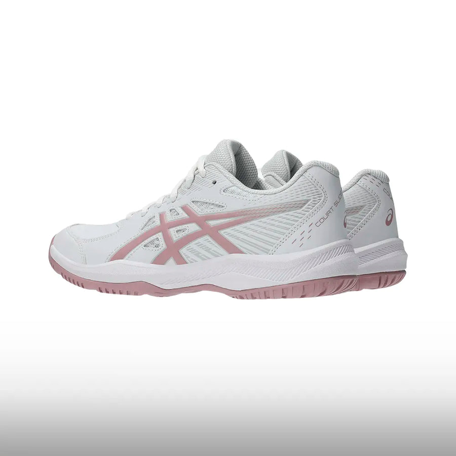 Asics Court Slide 4 Mujer White Soft Sky