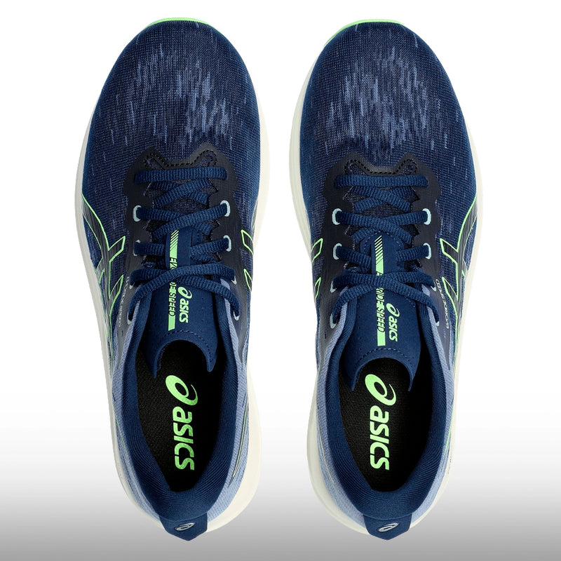 Asics Evoride Speed 2 Hombre Blue Expanse Illuminate Green