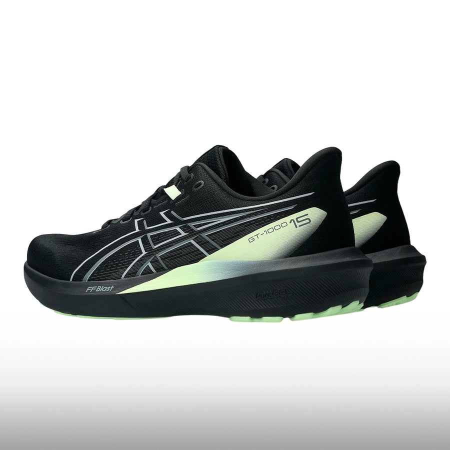 Asics GT 1000 15 Hombre Black Illuminate Yellow