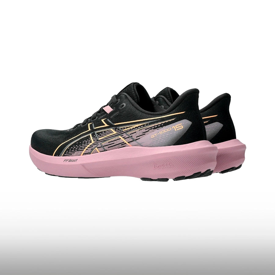 Asics GT 1000 15 Mujer Black Taro Purple