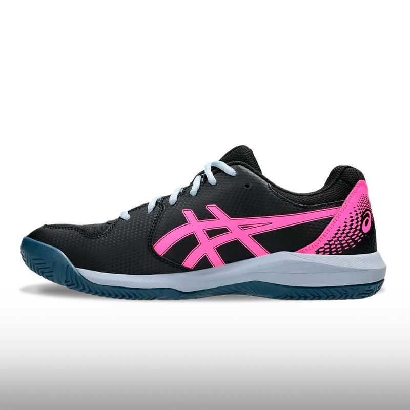 Asics Gel-Dedicate 8 Padel Hombre Black Energy Aqua