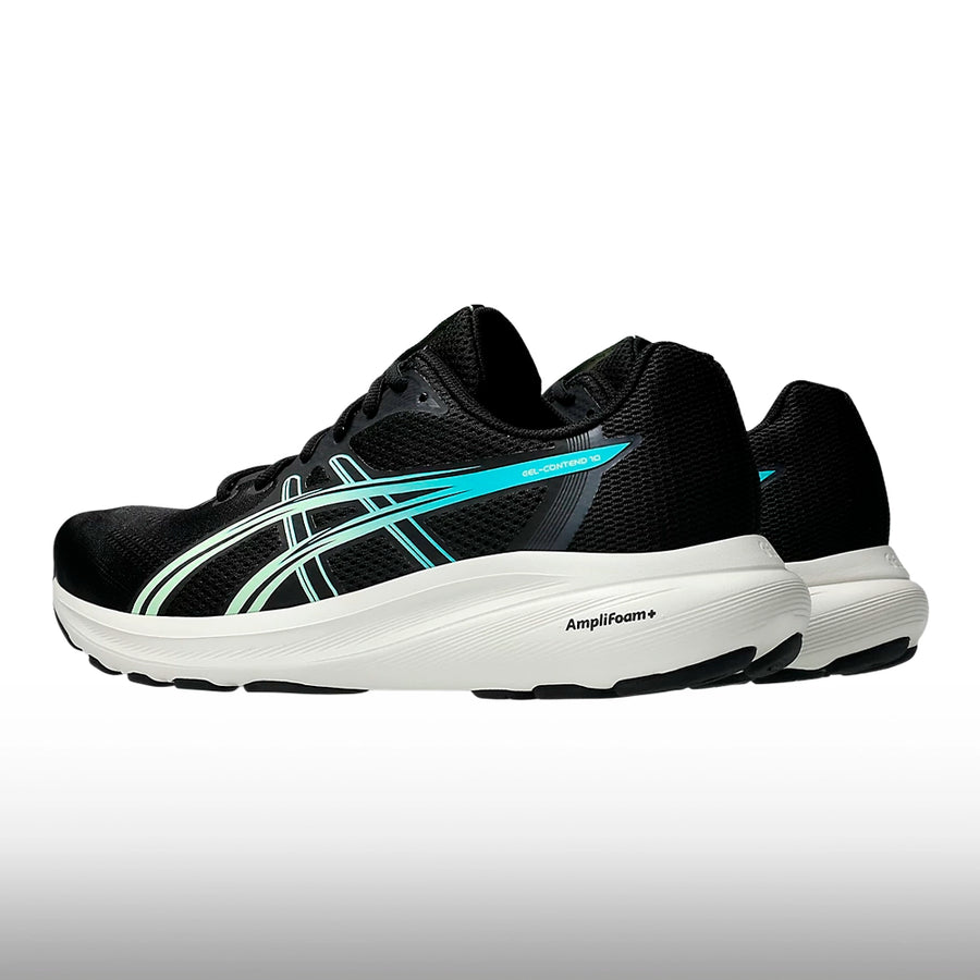Asics Gel Contend 10 Hombre Black Illuminate Yellow