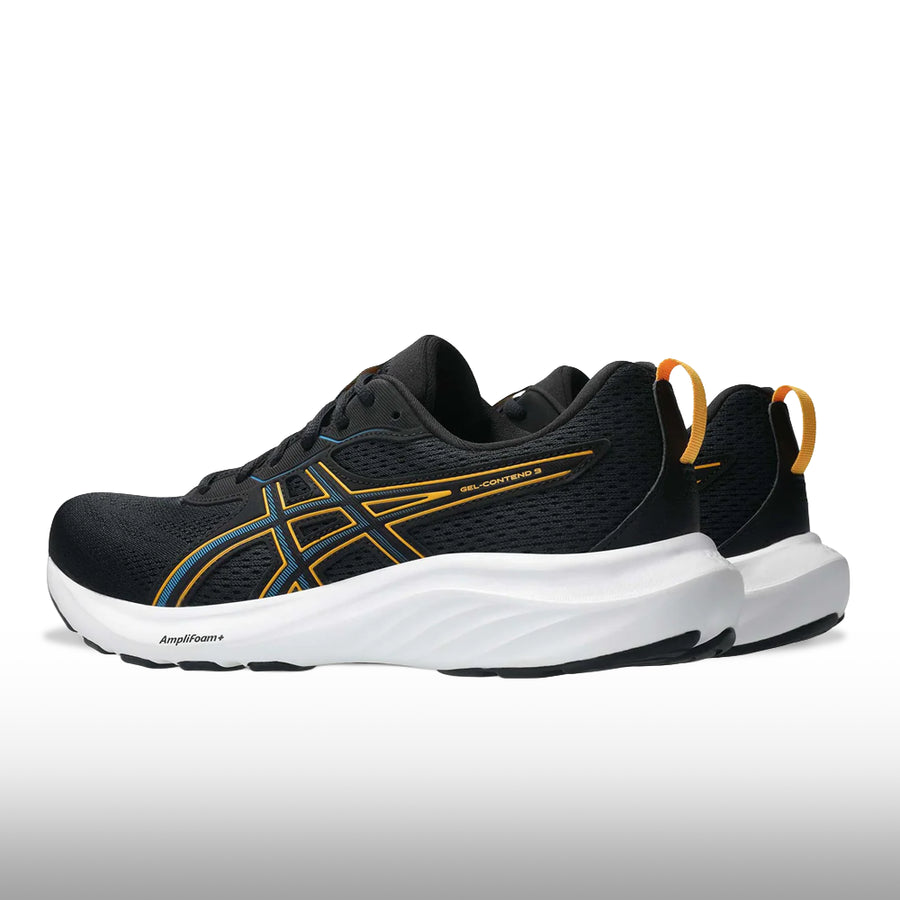 Asics Gel Contend 9 Hombre Black Yamabuki