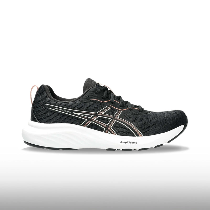Asics Gel Contend 9 Mujer Black Sand Red