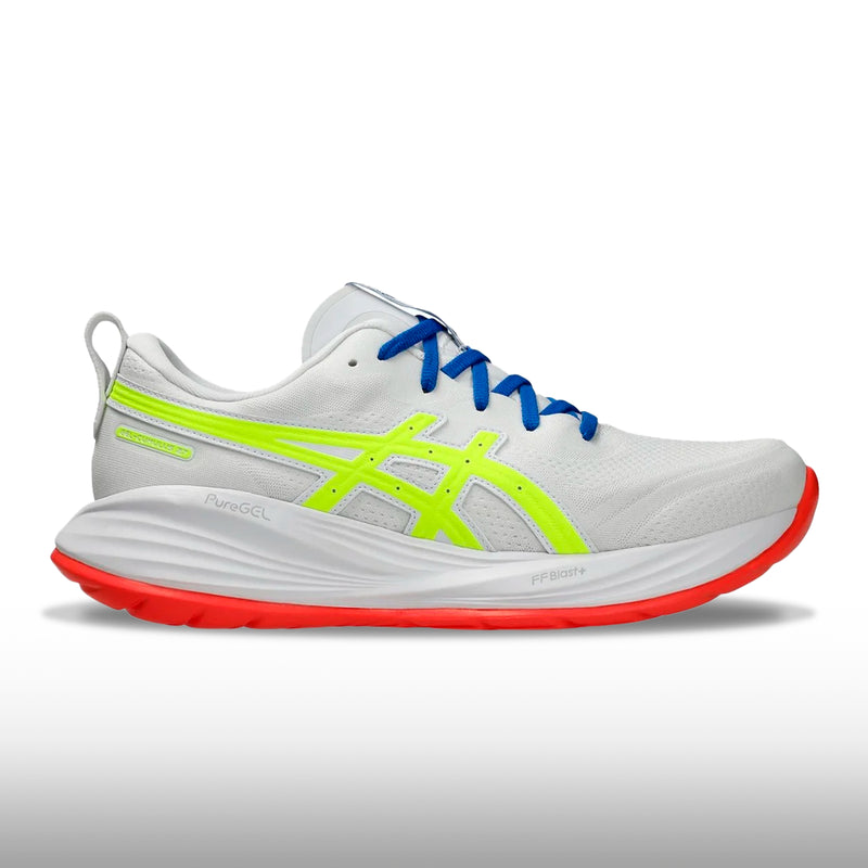 Asics Gel Cumulus 27 ATC Hombre White Safety Yellow