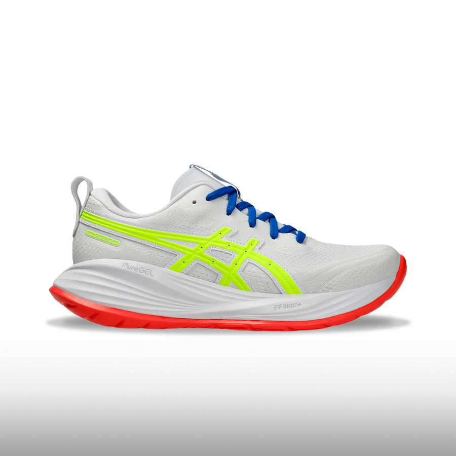 Asics Gel Cumulus 27 ATC Mujer White Safety Yellow