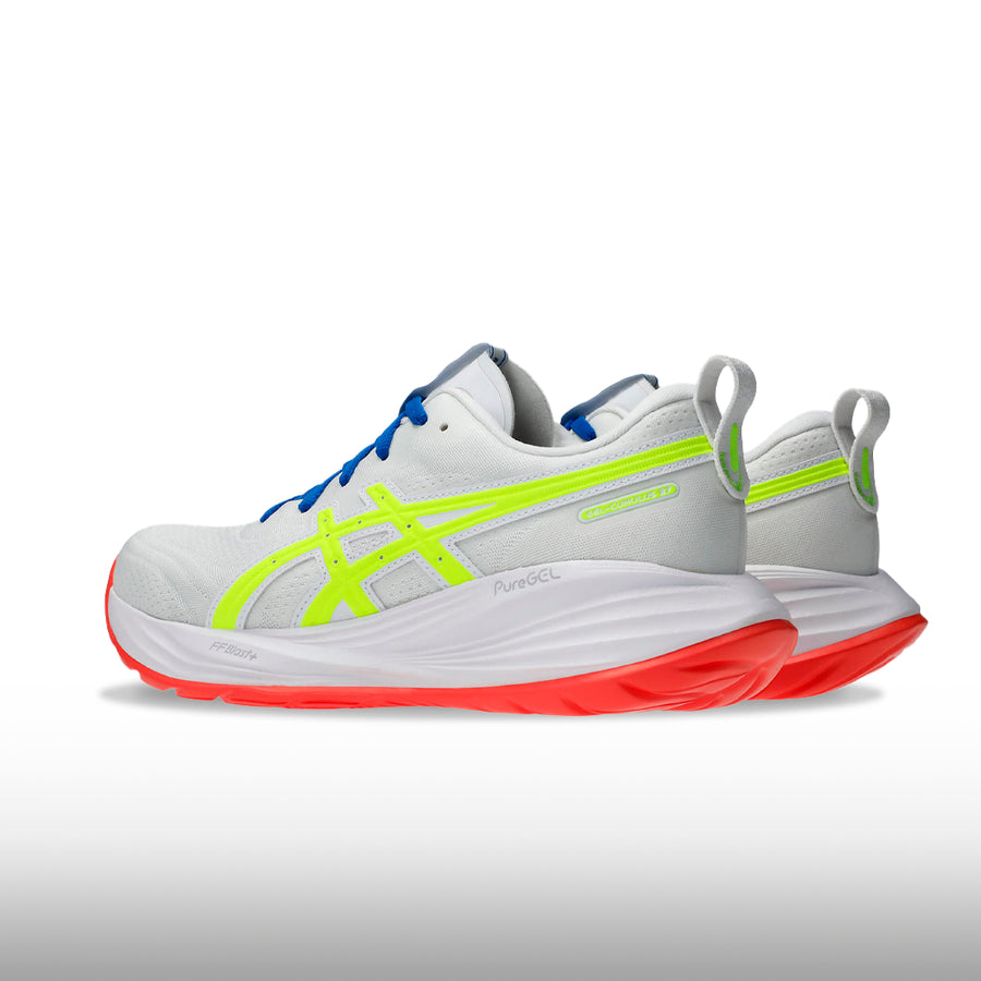 Asics Gel Cumulus 27 ATC Mujer White Safety Yellow