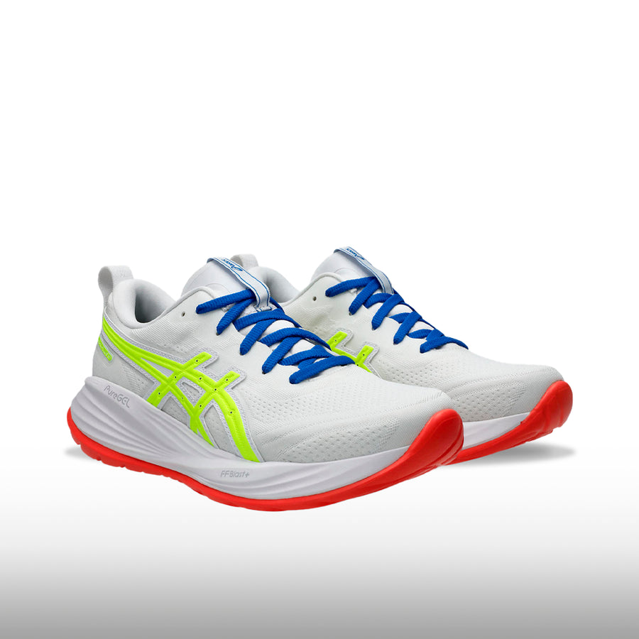 Asics Gel Cumulus 27 ATC Mujer White Safety Yellow