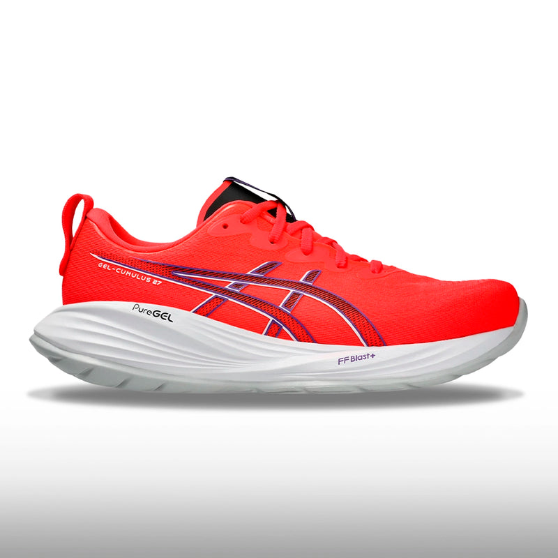 Asics Gel Cumulus 27 Hombre Flash Red White