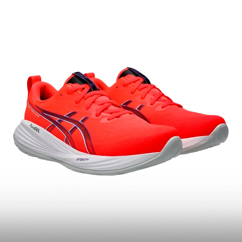 Asics Gel Cumulus 27 Hombre Flash Red White