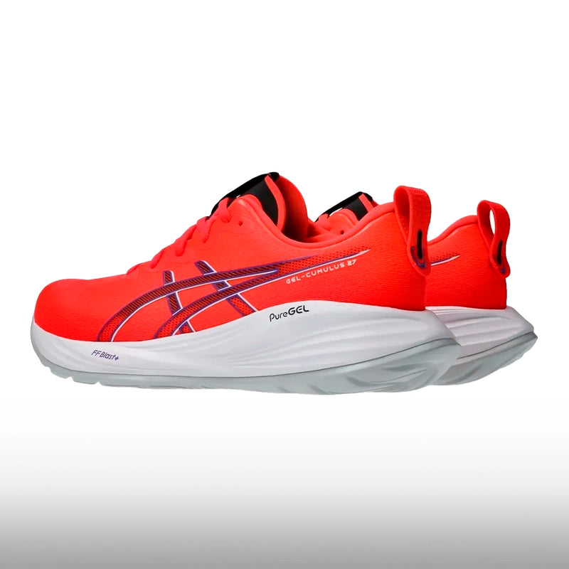 Asics Gel Cumulus 27 Hombre Flash Red White