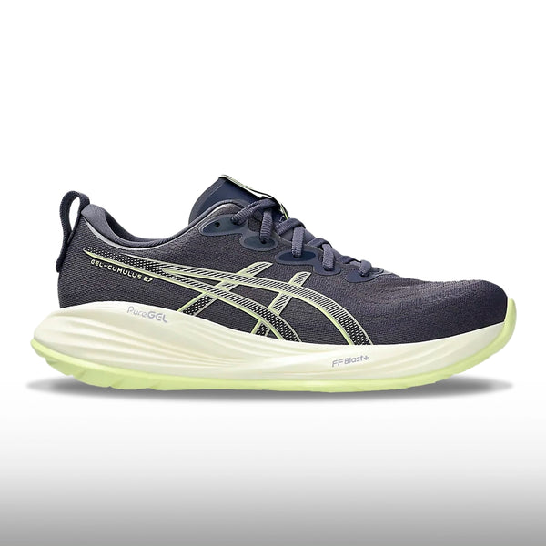 Asics Gel Cumulus 27 Hombre Indigo Fog Lucid Yellow