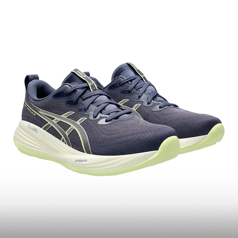 Asics Gel Cumulus 27 Hombre Indigo Fog Lucid Yellow