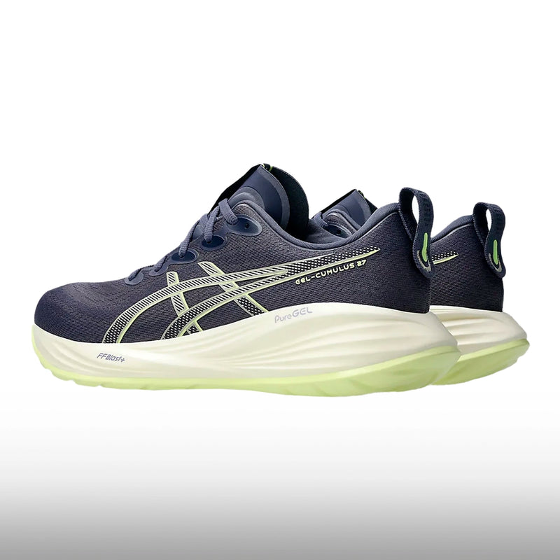 Asics Gel Cumulus 27 Hombre Indigo Fog Lucid Yellow