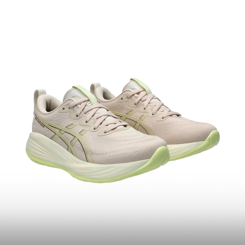 Asics Gel Cumulus 27 Mujer Mineral Beige Huddle Yellow