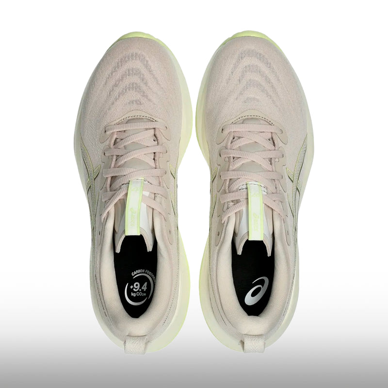 Asics Gel Cumulus 27 Mujer Mineral Beige Huddle Yellow