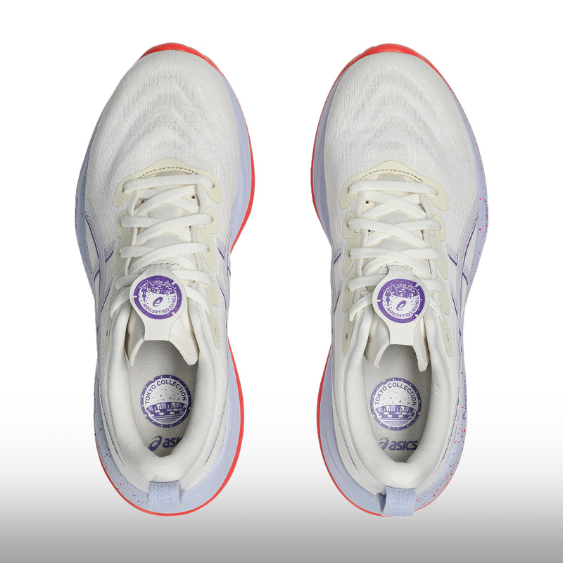 Asics Gel Cumulus 27 Tokyo Mujer Cream Edo Purple