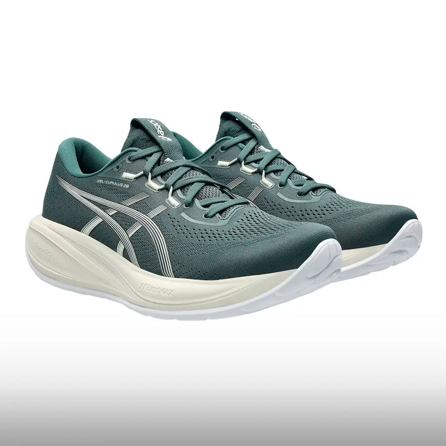 Asics Gel Cumulus 28 Hombre Dusty Fern Ivory