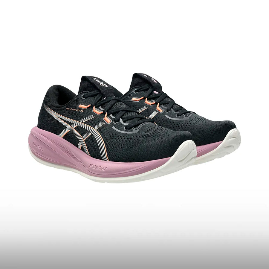 Asics Gel Cumulus 28 Mujer Black Taro Purple