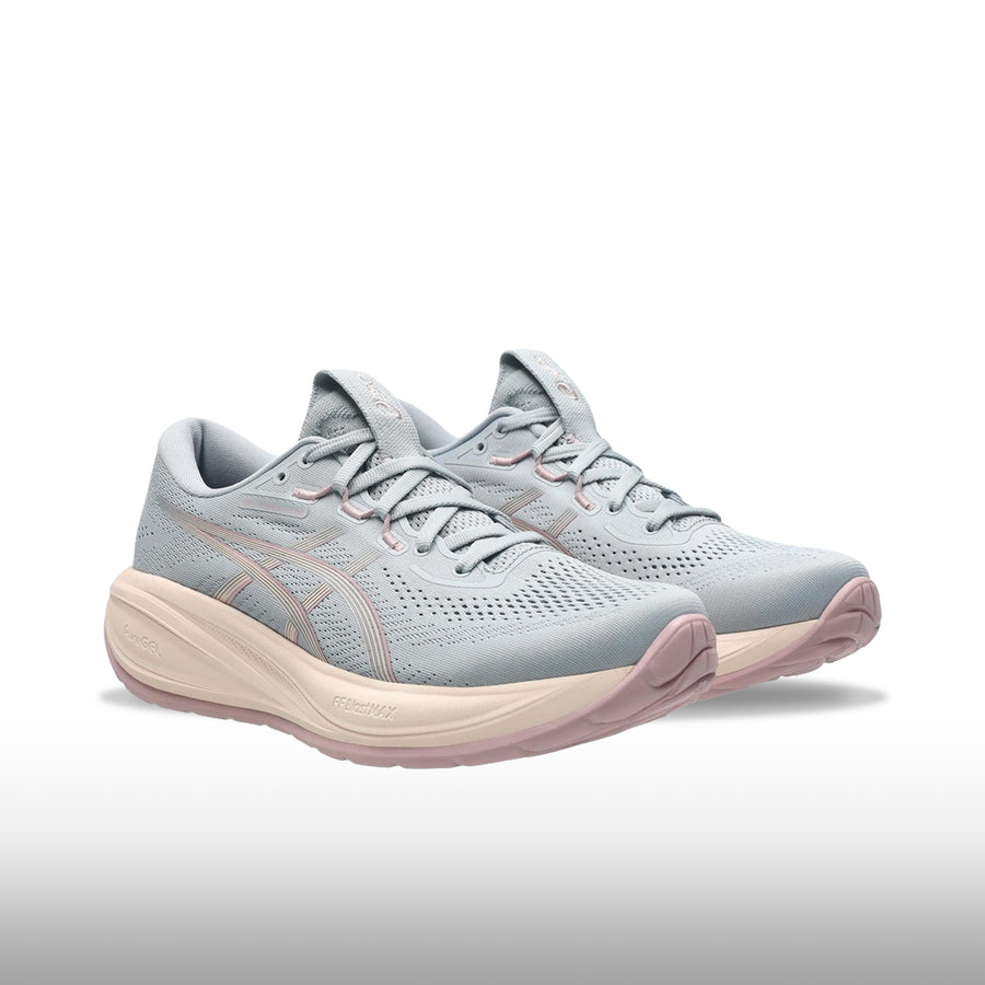 Asics Gel Cumulus 28 Mujer Grey Silver Cinza Prata