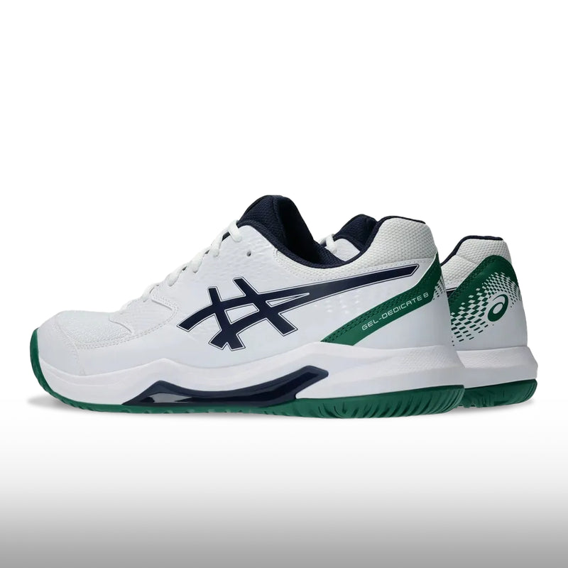 Asics Gel Dedicate 8 Hombre White  Midnight