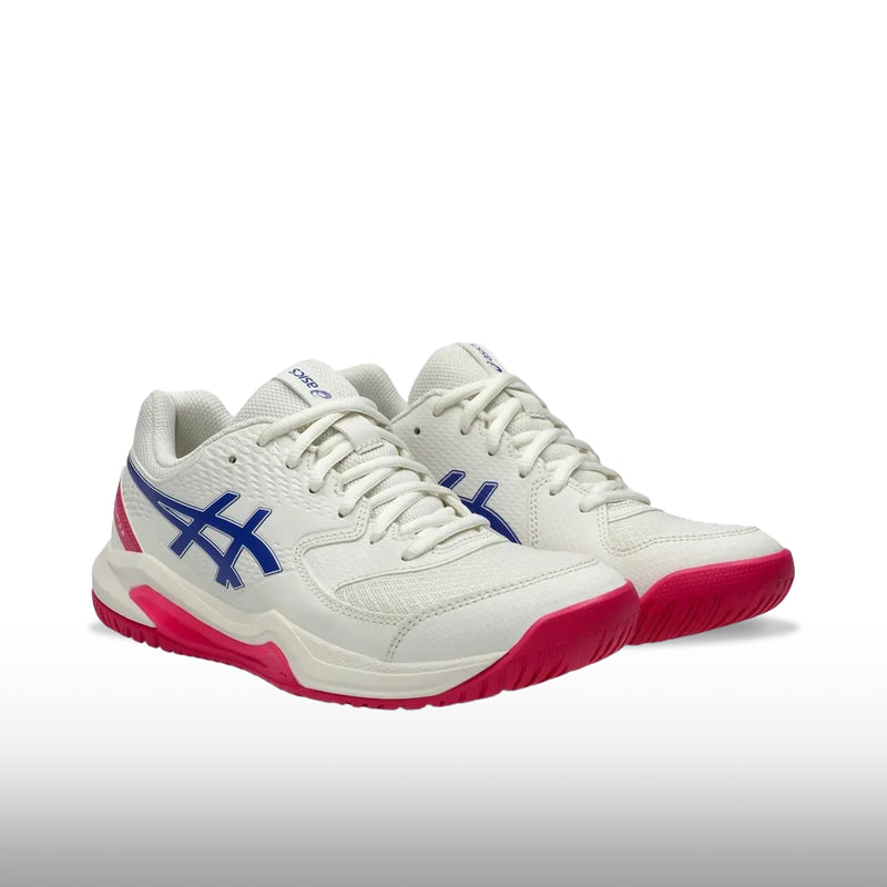 Asics Gel Dedicate 8 Mujer Cream Dark Cobalt