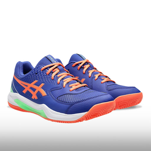 Asics Gel Dedicate 8 Padel Hombre Dark Cobalt Vivid Coral