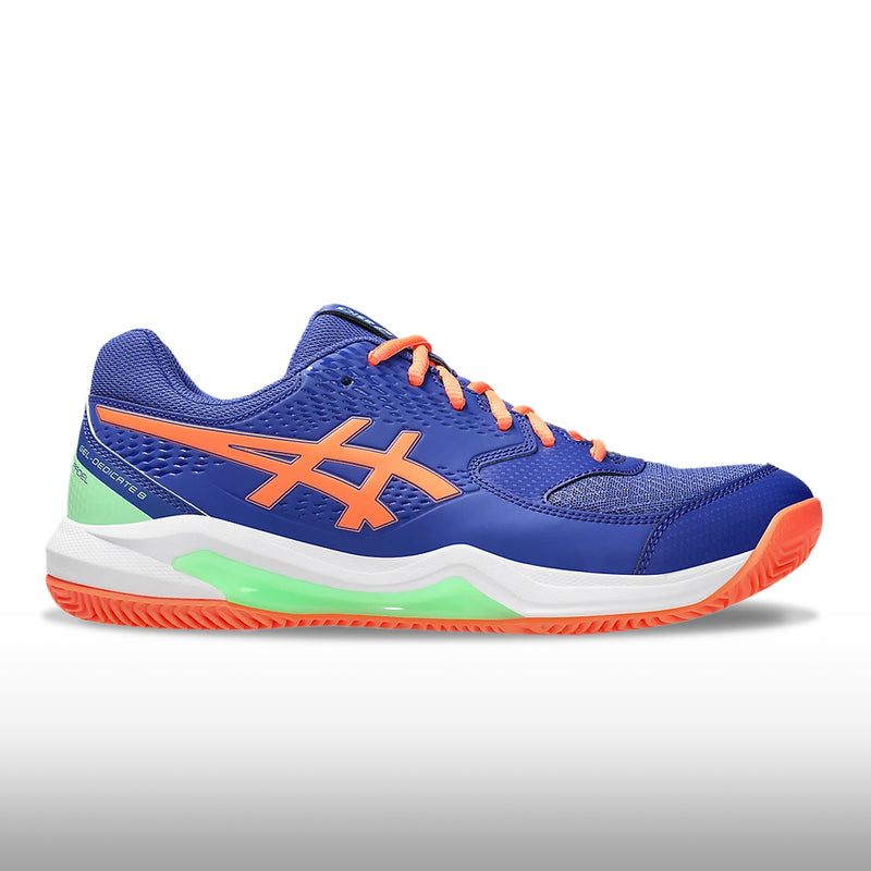 Asics Gel Dedicate 8 Padel Hombre Dark Cobalt Vivid Coral