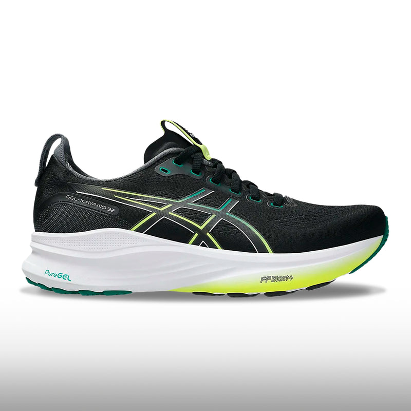Asics Gel Kayano 32 Hombre Black Jasper Green