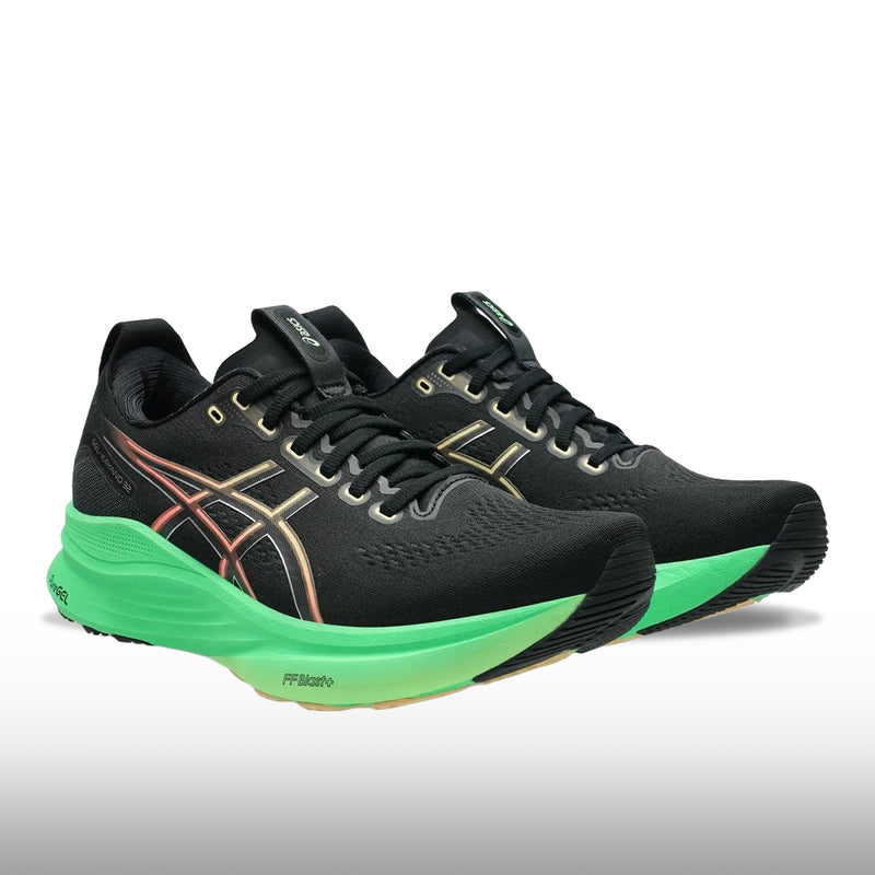 Asics Gel Kayano 32 Hombre Black Vital Green