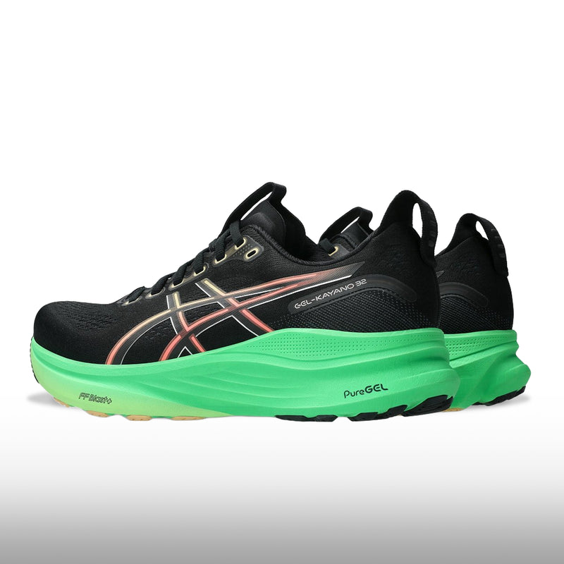 Asics Gel Kayano 32 Hombre Black Vital Green