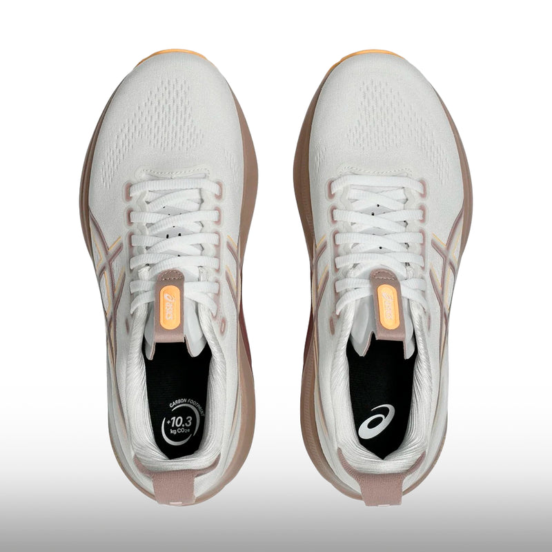 Asics Gel Kayano 32 Mujer White Orange Glow