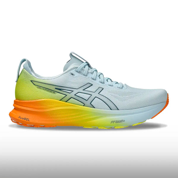 Asics Gel Kayano 32 Sunny Sizzle Hombre Sky Lemon Spark
