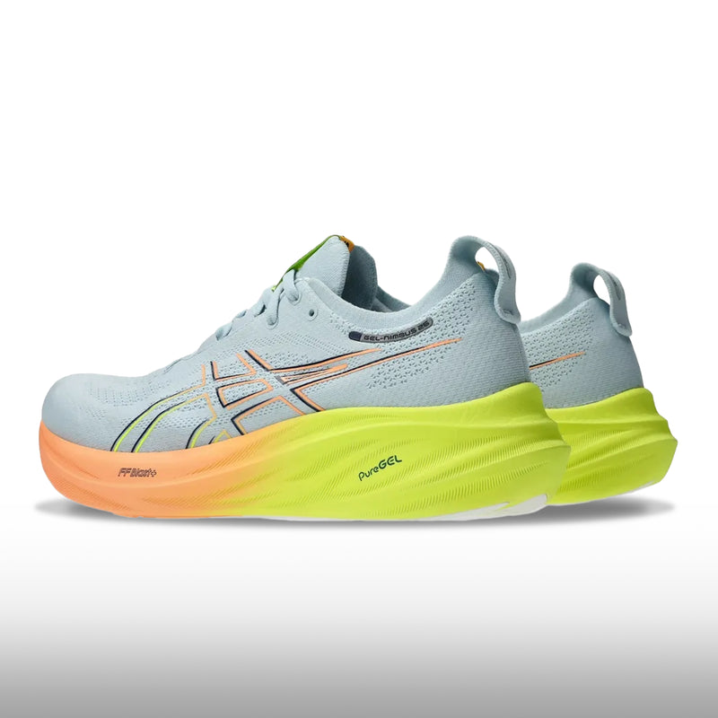 Asics Gel Nimbus 26 Paris Hombre Cool Grey Safety Yellow