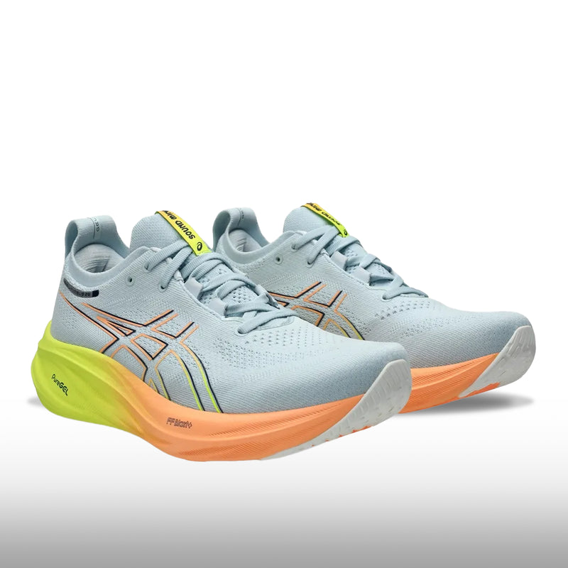 Asics Gel Nimbus 26 Paris Hombre Cool Grey Safety Yellow