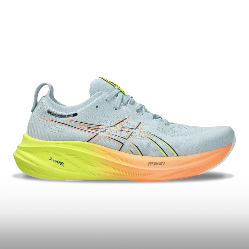 Asics Gel Nimbus 26 Paris Hombre Cool Grey Safety Yellow