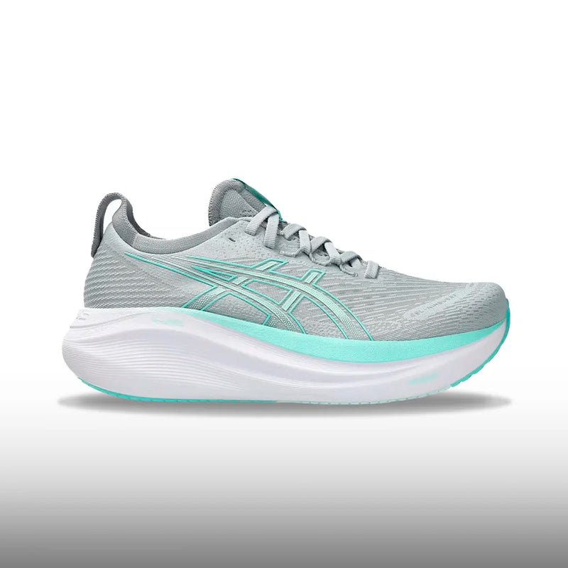 Asics Gel Nimbus 27 Mujer Piedmont Grey/Illuminate Mint