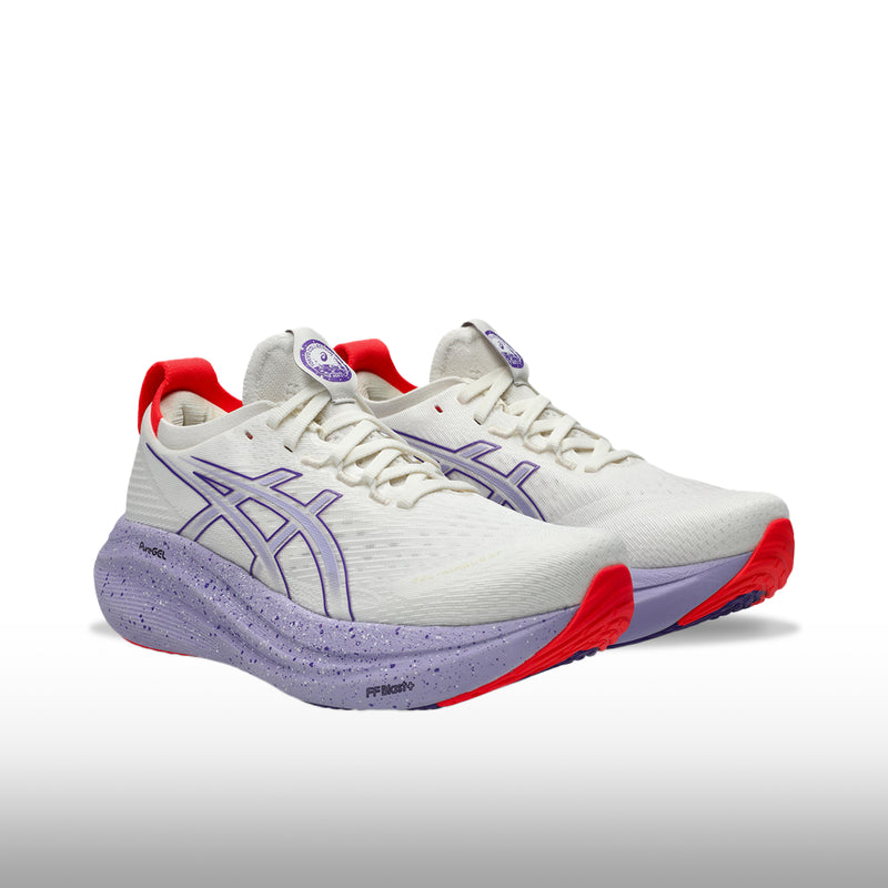 Asics Gel Nimbus 27 Tokyo Mujer Cream Edo Purple