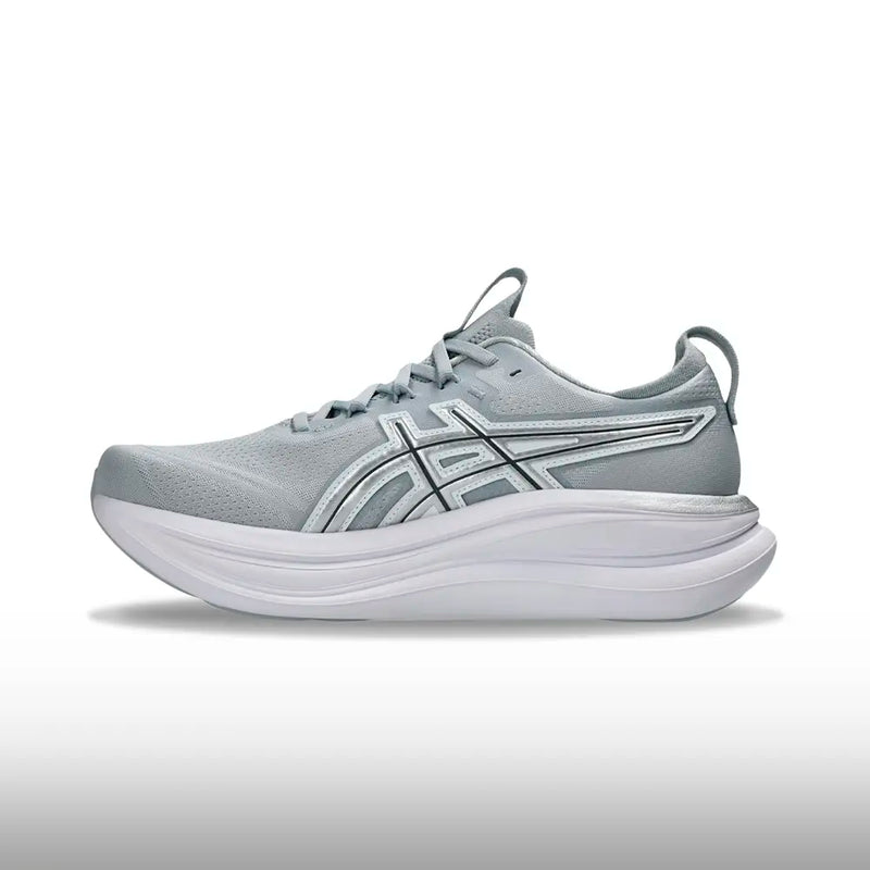 Asics Gel Nimbus 28 ATC Mujer Piedmont Grey Pure Silver