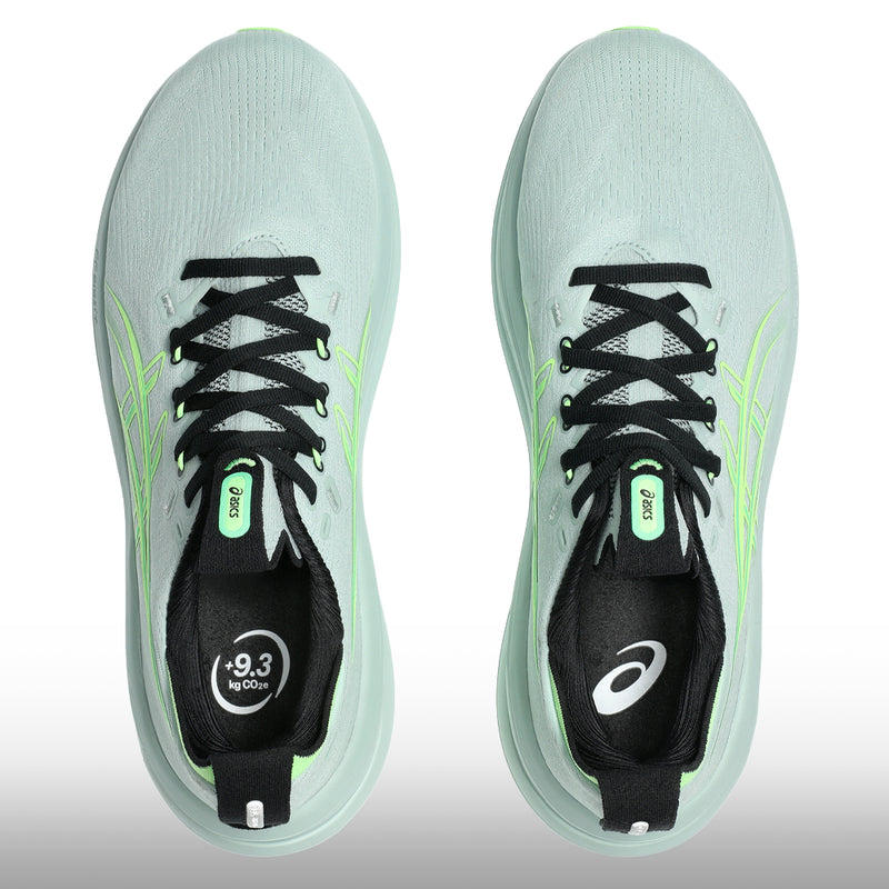 Asics Gel Nimbus 28 Hombre Cold Moss Illuminate Green