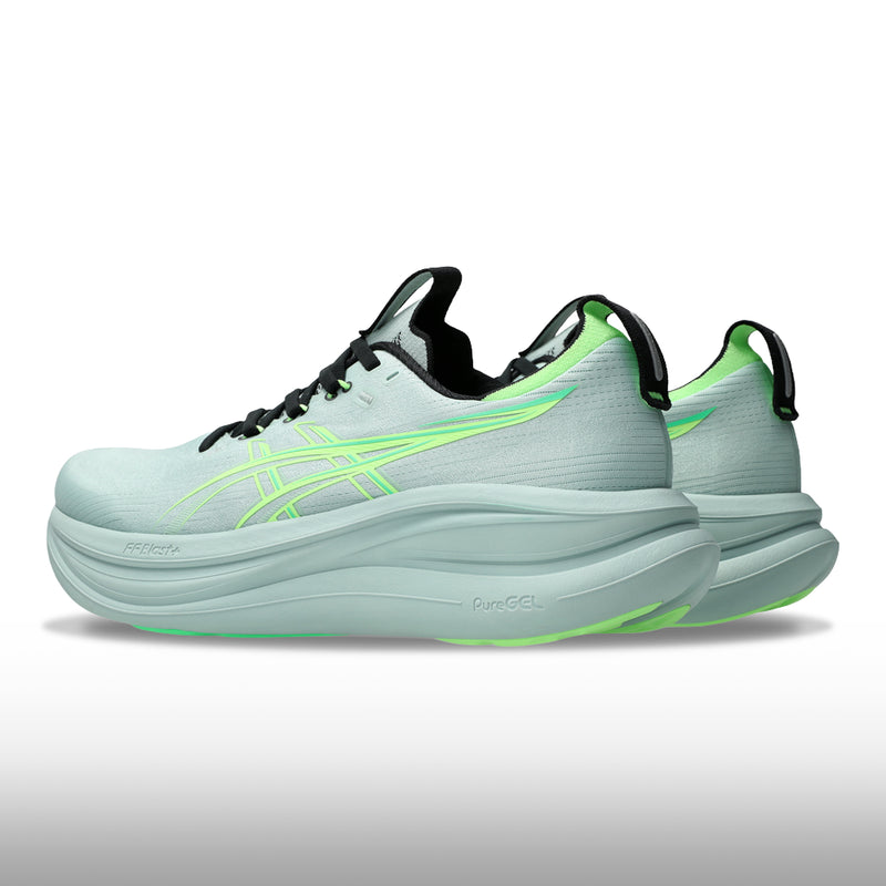 Asics Gel Nimbus 28 Hombre Cold Moss Illuminate Green