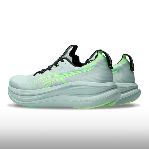 Asics Gel Nimbus 28 Hombre Cold Moss Illuminate Green