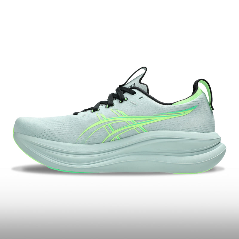 Asics Gel Nimbus 28 Hombre Cold Moss Illuminate Green